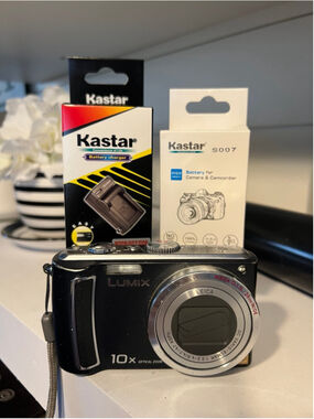 Panasonic LUMIX DMC-TZ5 Black 9.1 MP Compact Digital Camera